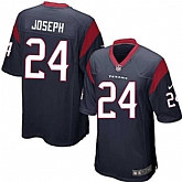 Nike Men & Women & Youth Texans #24 Joseph Navy Team Color Game Jersey,baseball caps,new era cap wholesale,wholesale hats
